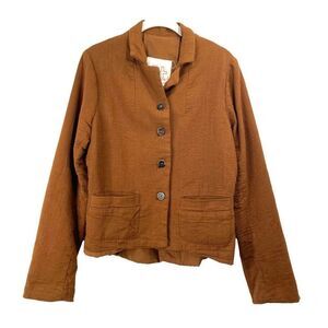 Hannoh Wessel Gioia cotton wool‎ blend Jacket blazer Size 38 whiskey brown